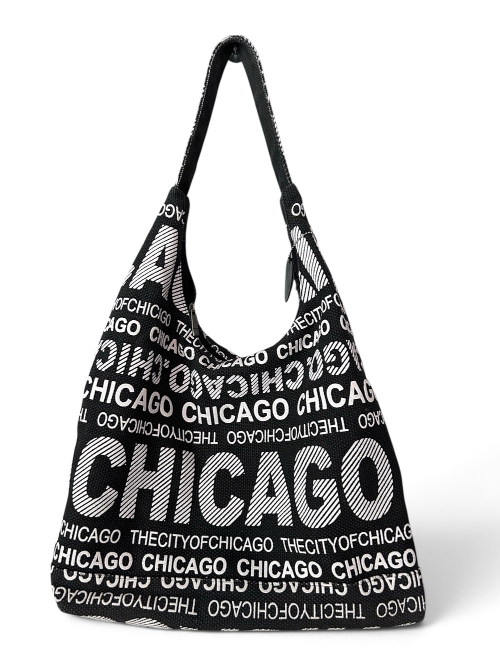 Robin Ruth Chicago Black & White Tote Shoulder Bag